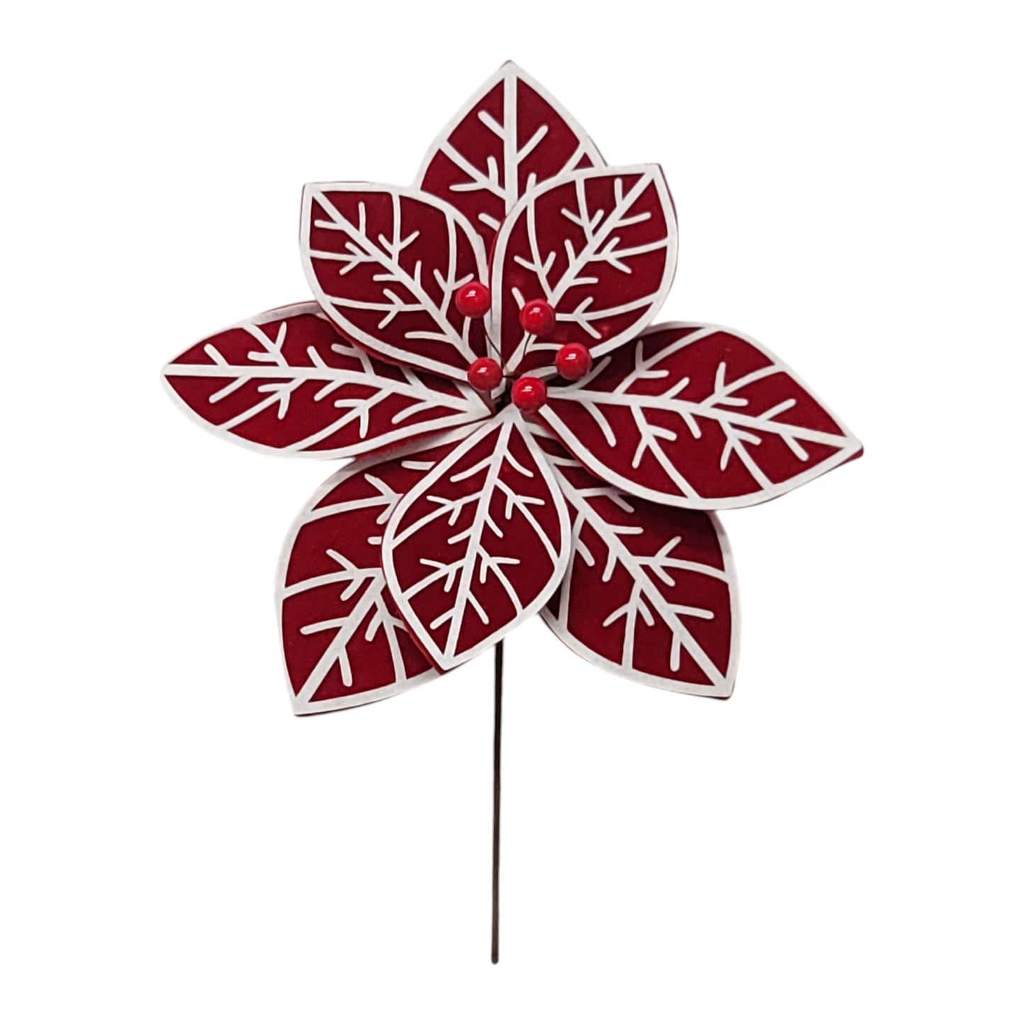 25832 | Poinsettia x1 | Red/White