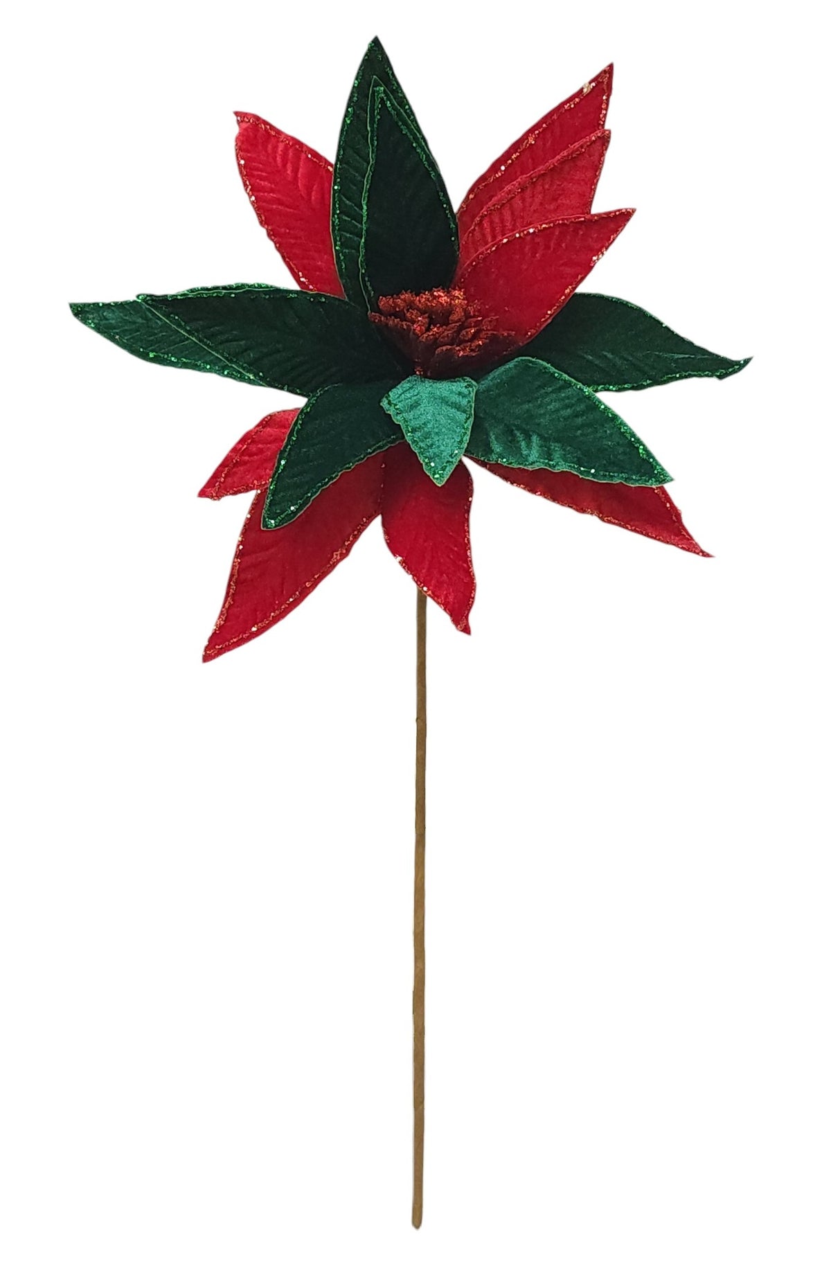 26774 | 19" | POINSETTIA | RED/GREEN