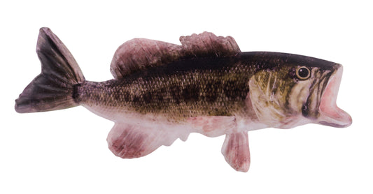 MD1682 | Metal/Embossed Large Mouth Bass