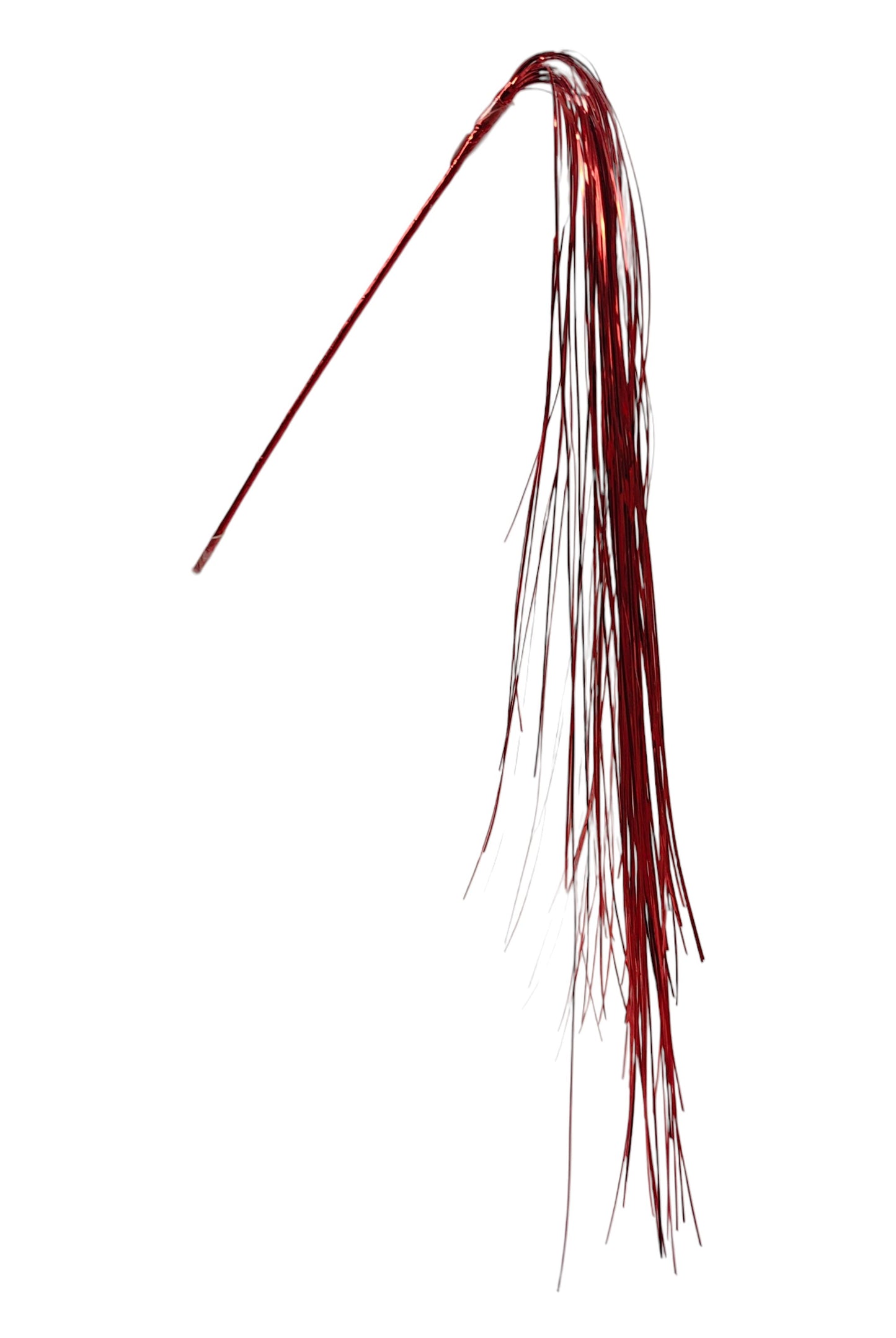 32142-RD | 32" | Hanging Xmas Tinsel | Red