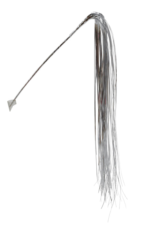 32142-SILVER | 32" | Hanging Xmas Tinsel | Silver