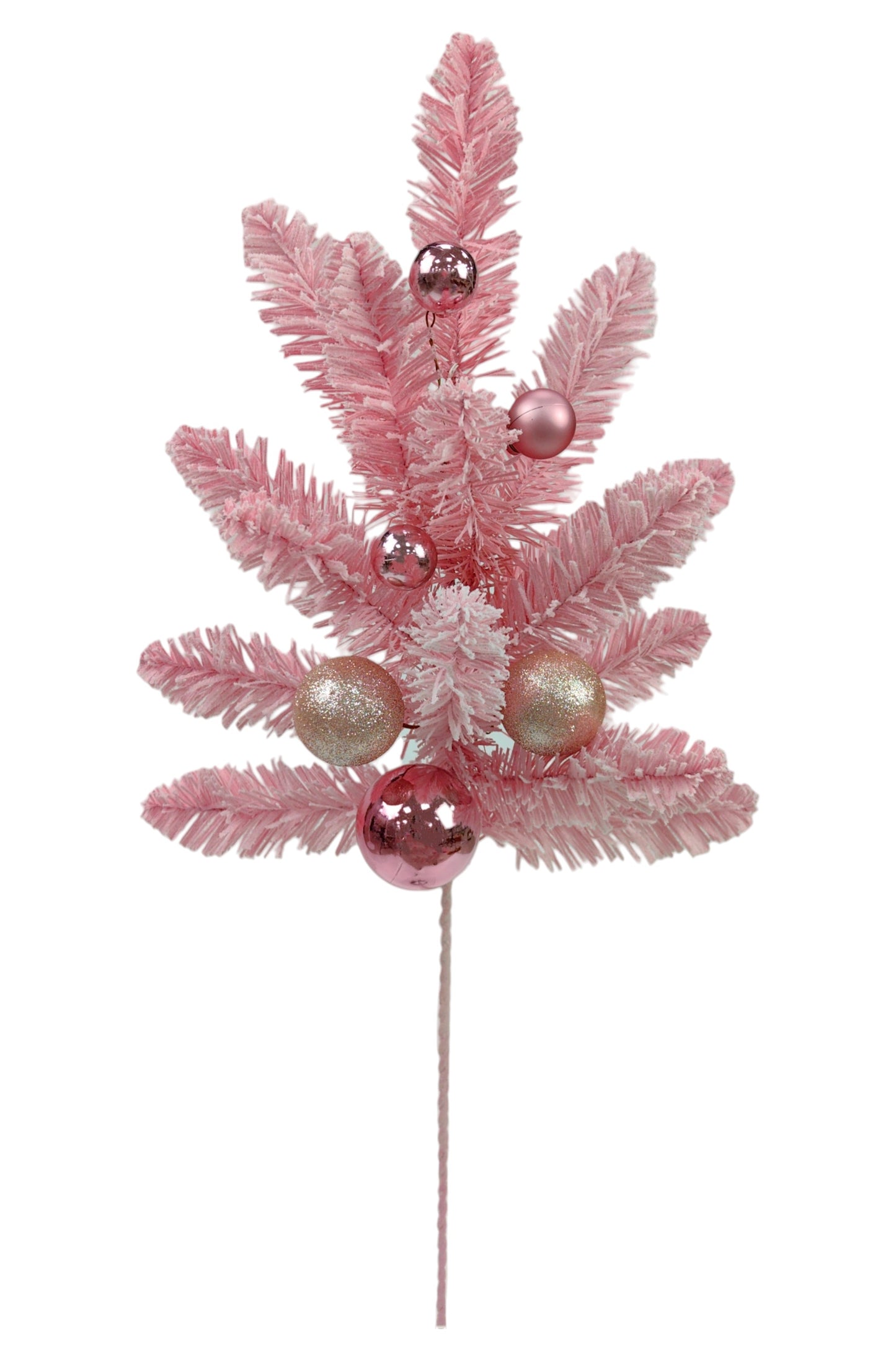 32169 | 26" | Xmas Spray | Pink/Champagne
