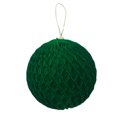 32248-DK.GN | 6" | HANGING BALL | DARK GREEN