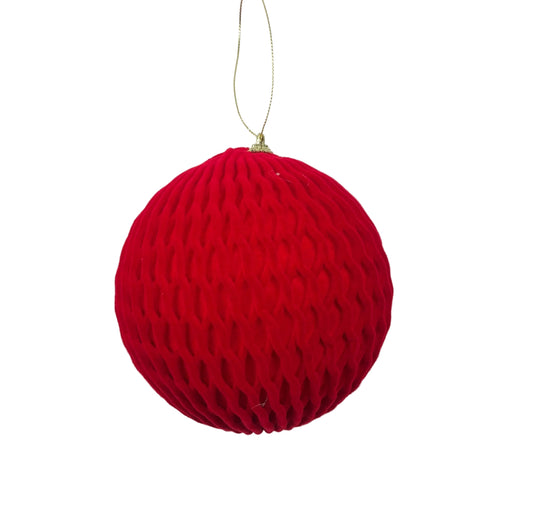 32248-RD | 6" | HANGING BALL | RED