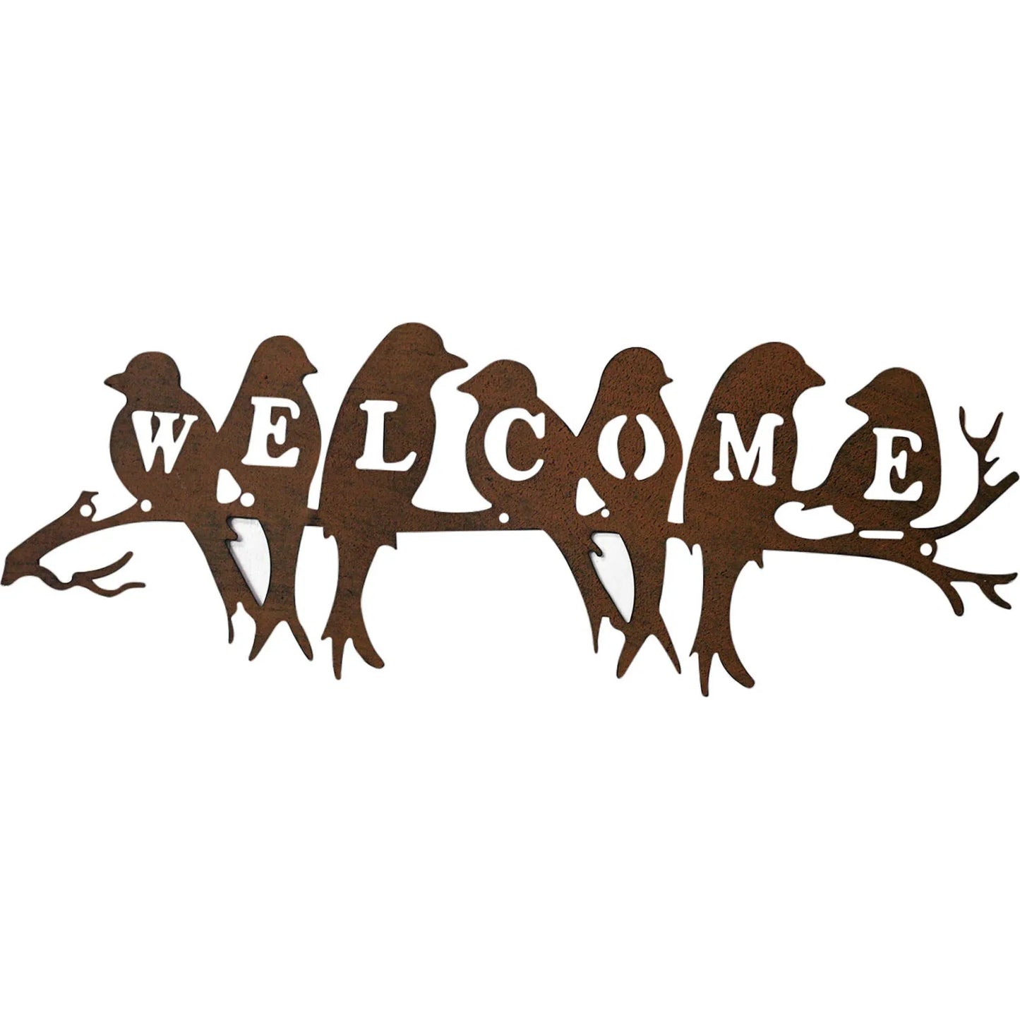 33557 Metal Welcome Birds - A&B Wholesale Market Inc