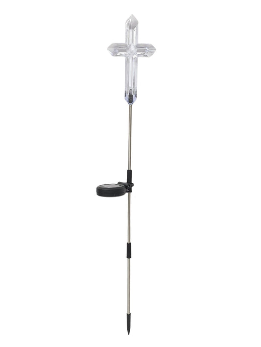 343-4462  | 30"H | SOLAR CROSS LANDSCAPE LED LIGHT