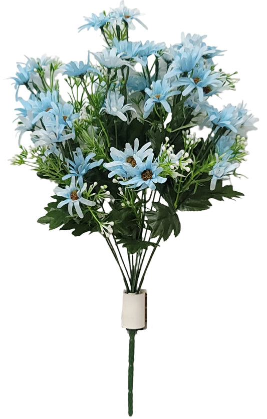 36339 Daisy Bush x12 LT.BLUE