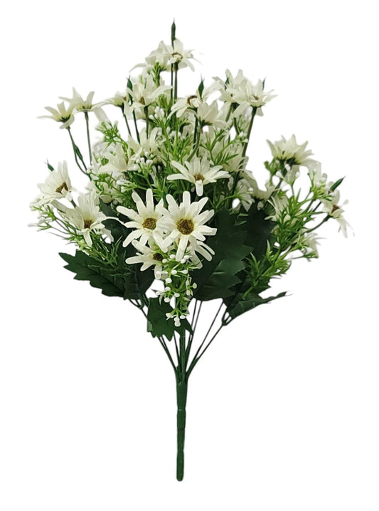 36331 | Daisy Bush x12 | Cream - A&B Wholesale Market Inc
