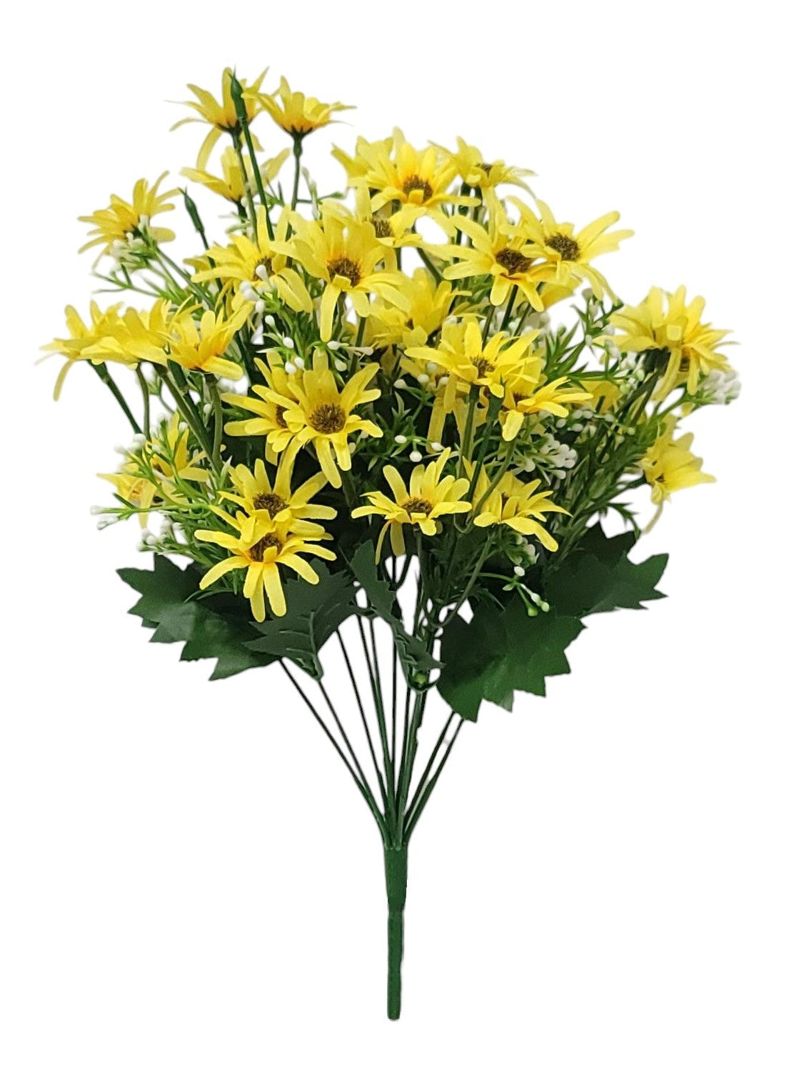 36332 | Daisy Bush x12 | Yellow - A&B Wholesale Market Inc