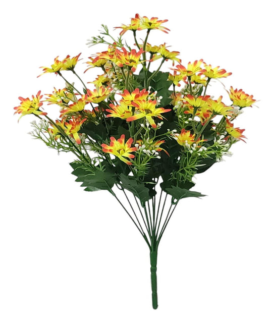 36333 | Daisy Bush x12 | Orange - A&B Wholesale Market Inc