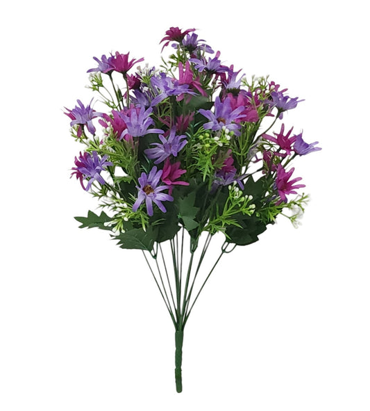 37114 | DAISY BUSH X12 | PURPLE/MIX