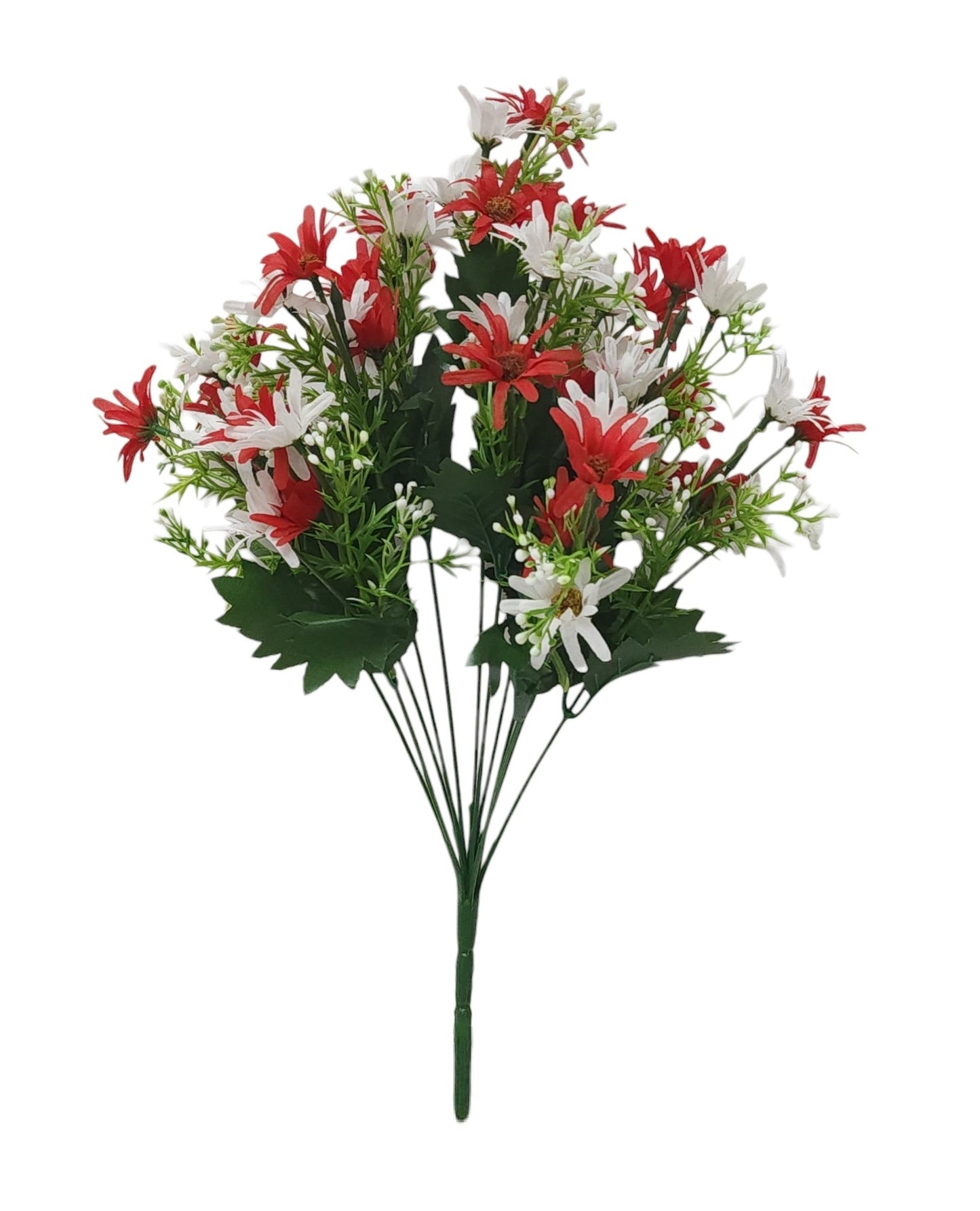37117 | DAISY BUSH X12 | RED/CREAM