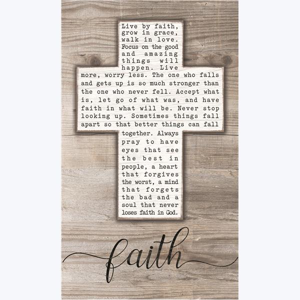 37219 Faith Wall Plaque - A&B Wholesale Market Inc