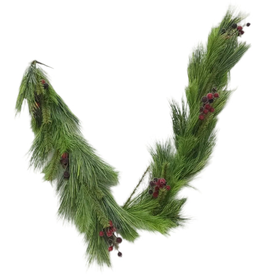 39611 | 5FT | LONG NEEDLE MIX PINE GARLAND