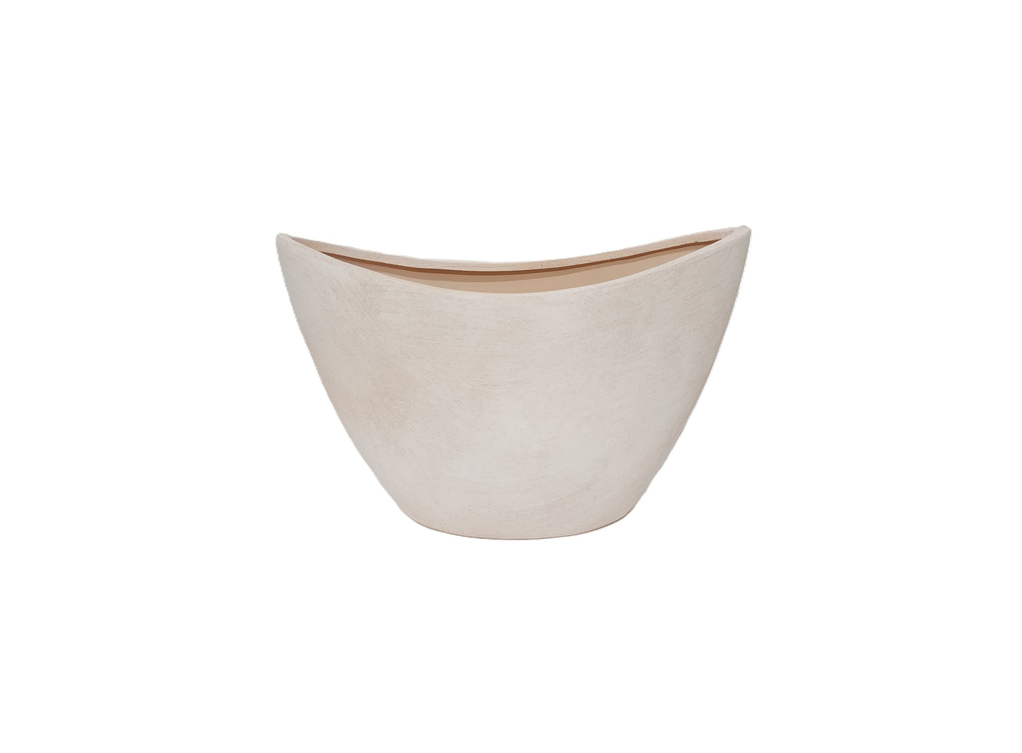 4029SD | 11" | TEXTURED SAND OVAL VASE
