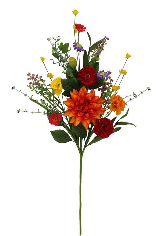 40449 | 28" | MIXED DAHLIA ZINNIA SPRAY