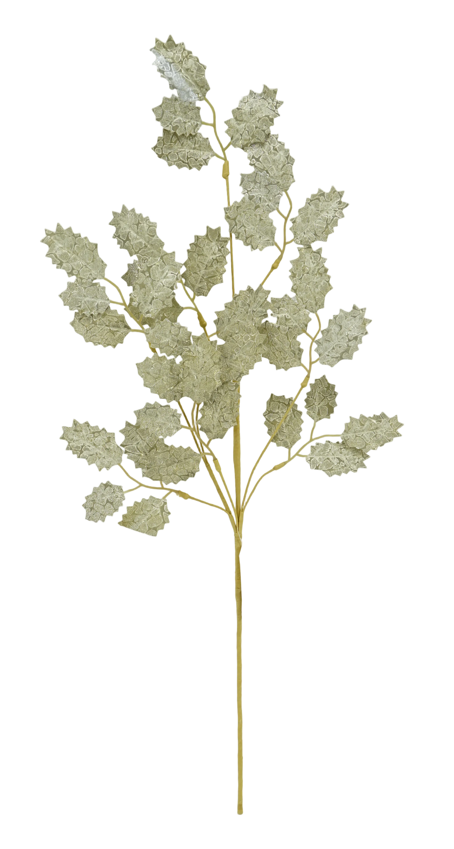 40486-GOLD | 30.5" | METALLIC HOLLY LEAF | GOLD