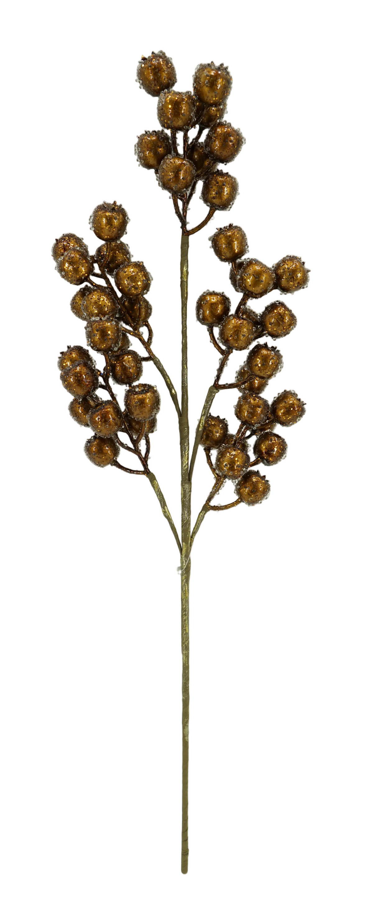 40548 | 24" | FROSTED BERRY SPRAY | GOLD