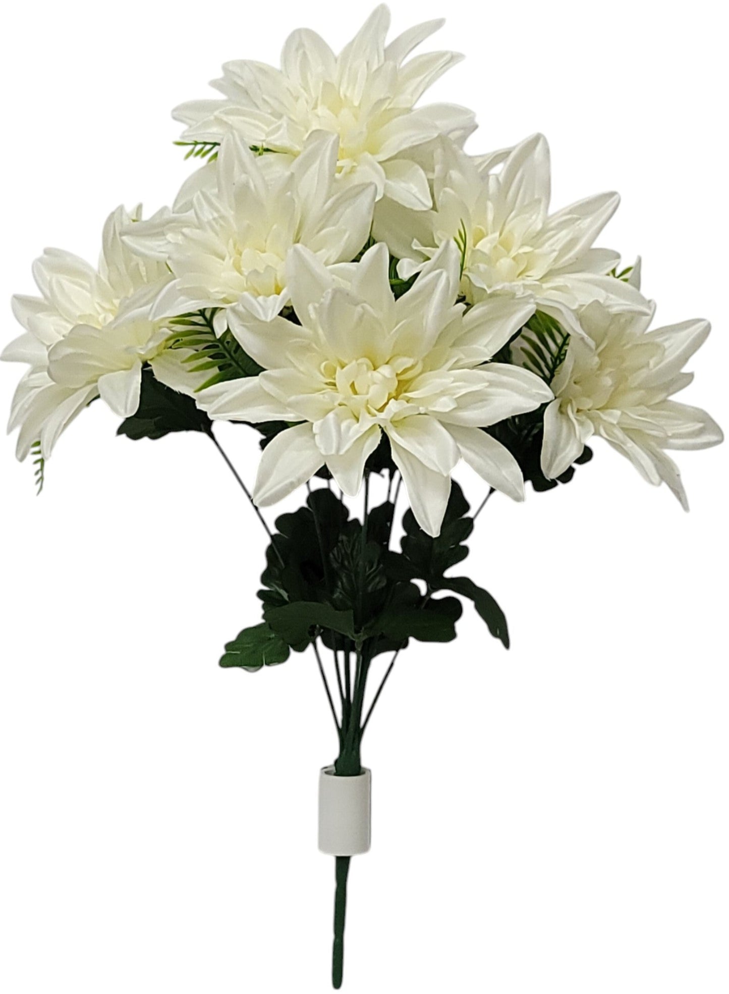 41121 | DAHLIA BUSH X9 | CREAM