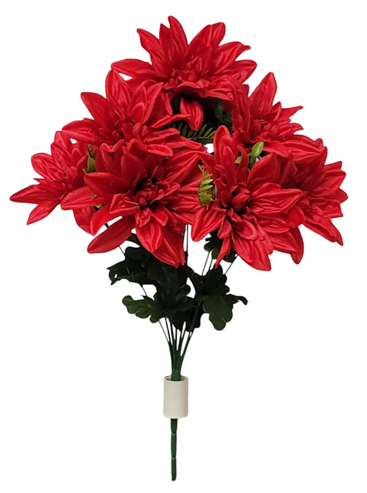 41126 | DAHLIA BUSH X9 | RED