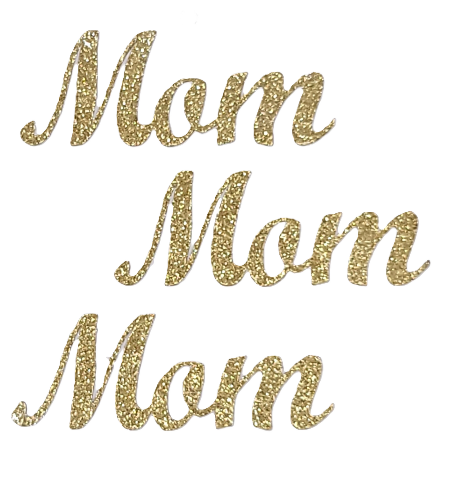 415877 | SOFT GOLD | MOM GLITTER STICKER