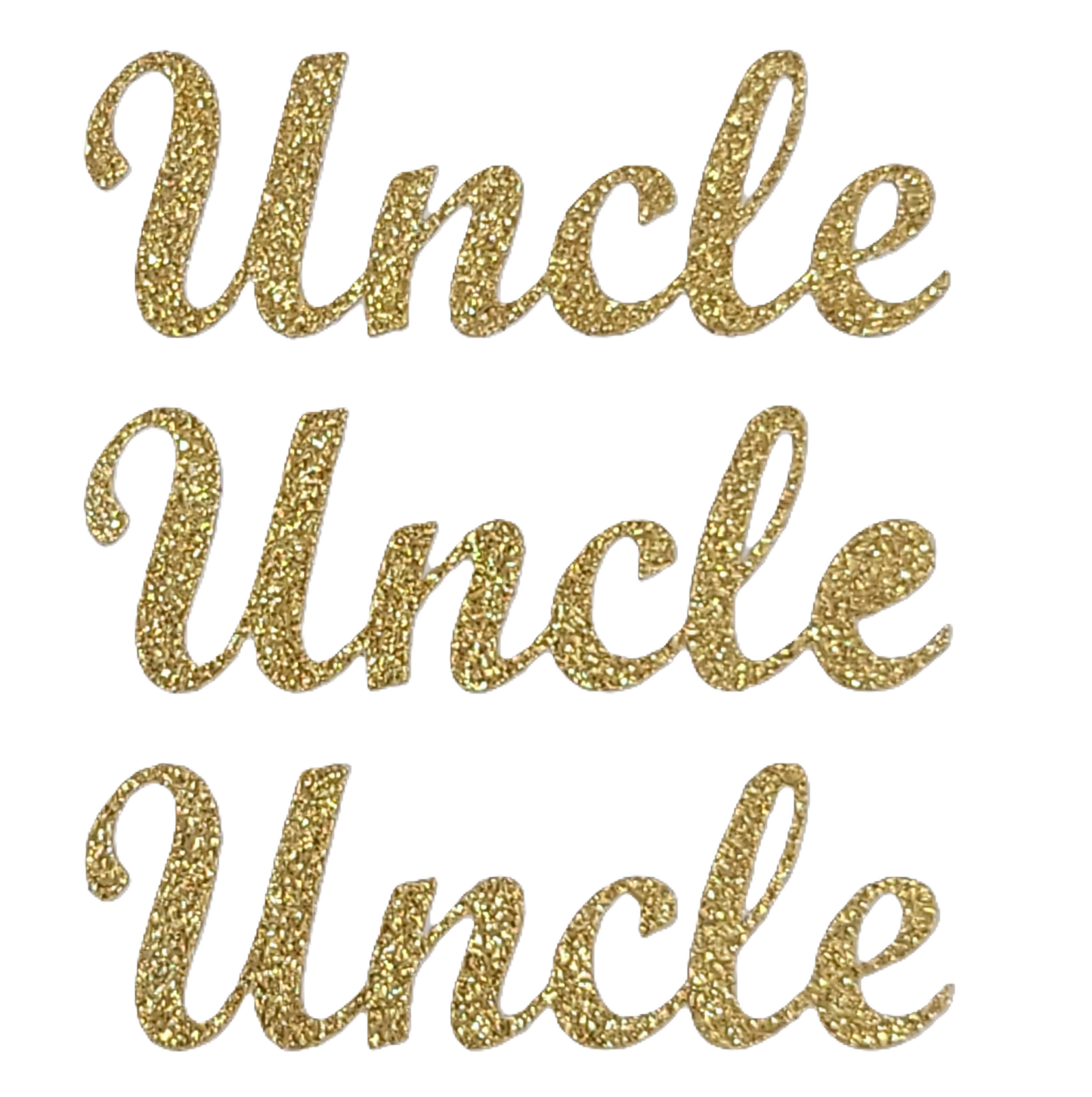 415945 | SOFT GOLD | UNCLE GLITTER STICKER