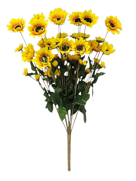 41632 | SUNFLOWER BUSH X9 | ORANGE