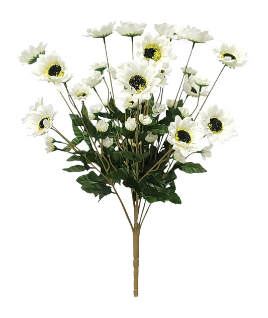 41633 | SUNFLOWER BUSH X9 | CREAM