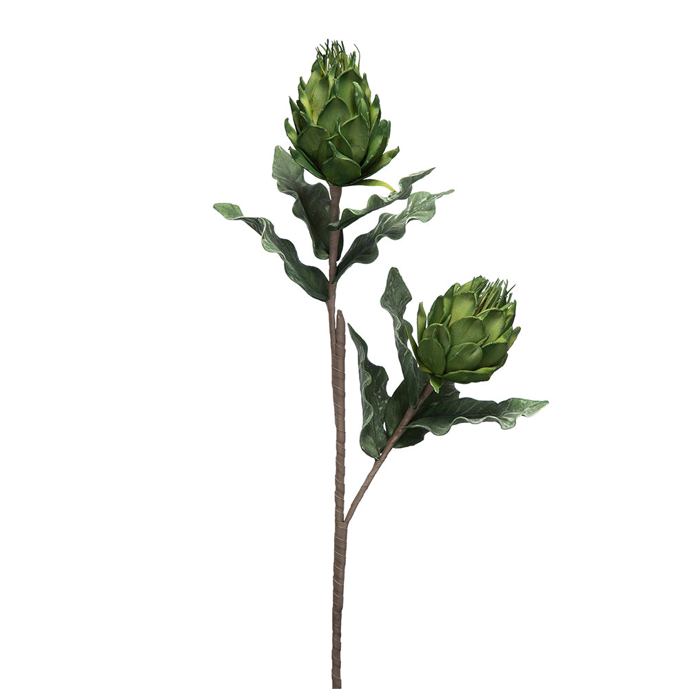 420015-AB | Artificial Artichoke Spray | Green