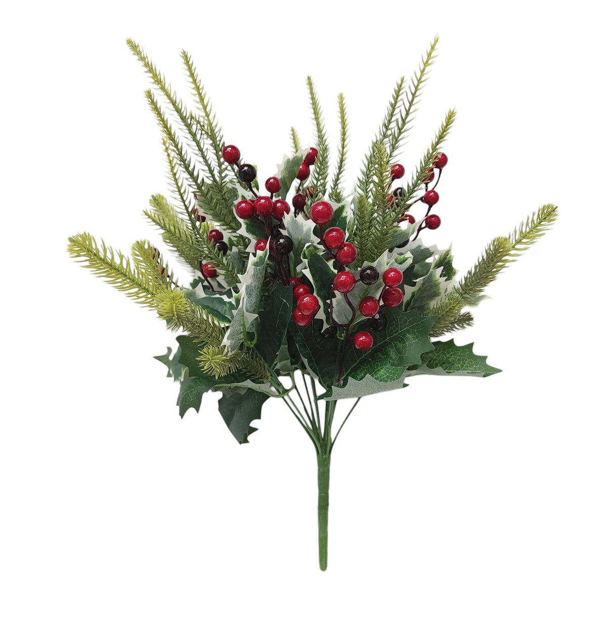 44681 | XMAS MIXED PINE/BERRY BUSH X12