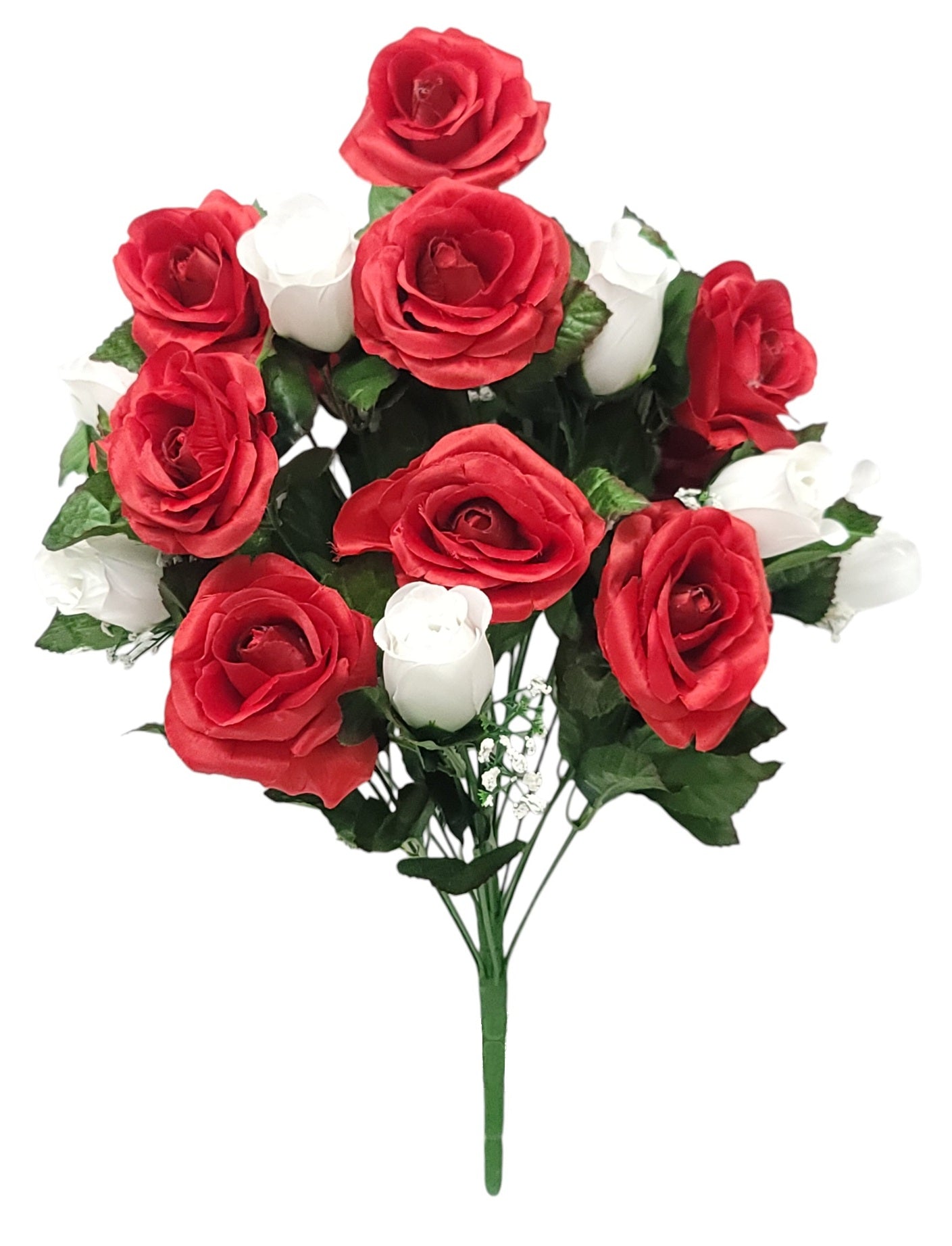 45906 | ROSE/BUD X24 | RED/CREAM