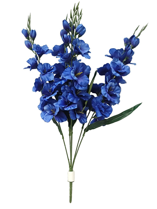 46564 | Lg Gladiolus Bush x6 | Blue