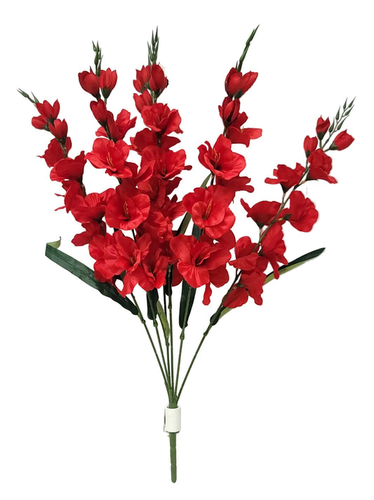 46567 | Lg Gladiolus Bush x6 | Red