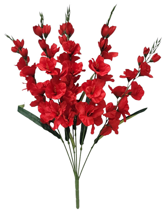 46567 | Lg Gladiolus Bush x6 | Red