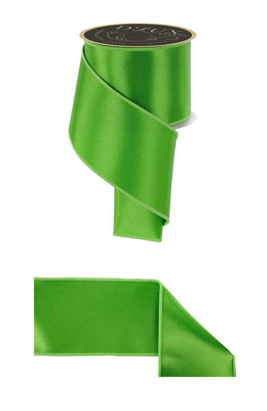 LX4007LT |  4" |  Satin Fused |  Fresh Green |  10yds