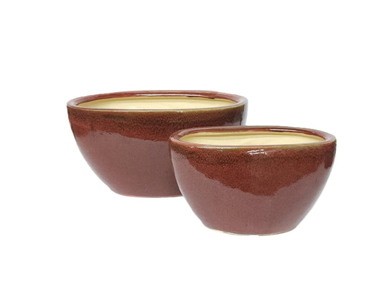 5014RD | OVAL GARDEN RED | 2PCS/SET