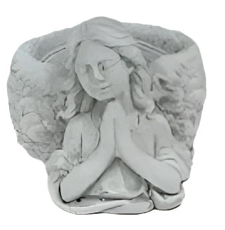 53928 Cement Praying Angel Pot - A&B Wholesale Market Inc