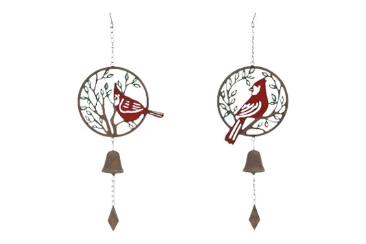 53956 | 23" | METAL CARDINAL W/C | 2 ASSORTED