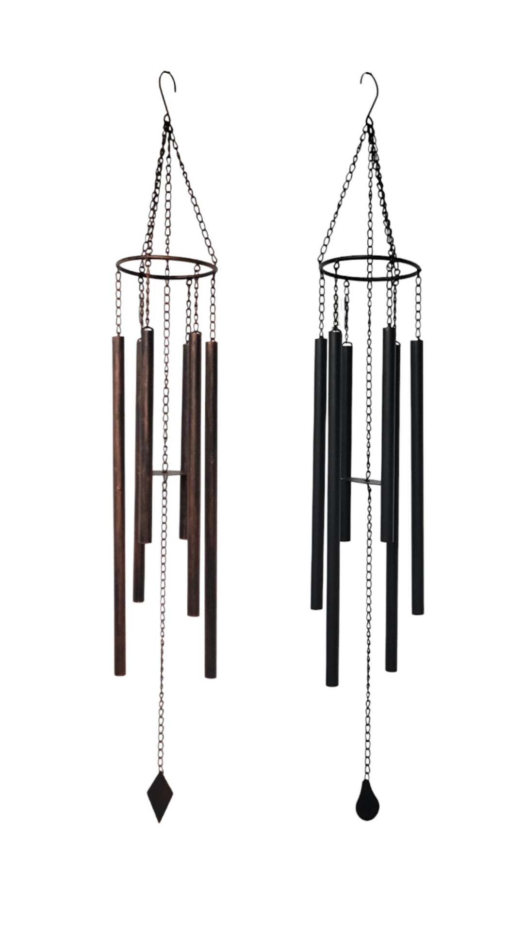 54079 | 46"H | METAL WIND CHIME 6 TUBES | 2 ASSORTED