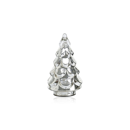 54198SV | GLASS CHRISTMAS TREE | SILVER