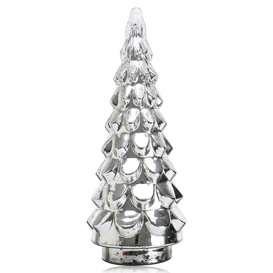 54200SV | GLASS CHRISTMAS TREE | SILVER