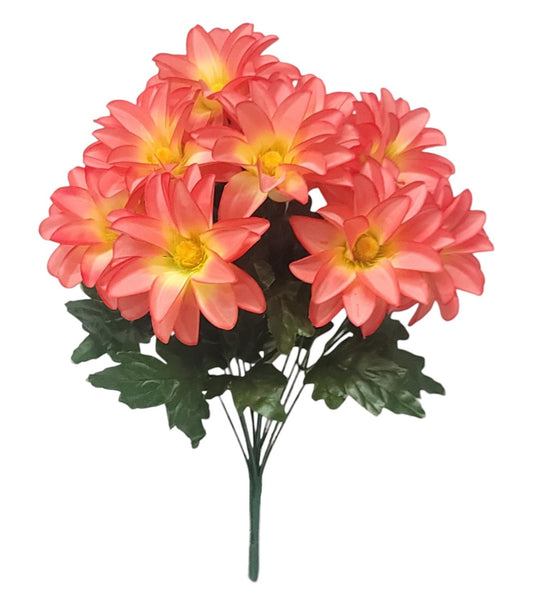 55989 | Corn Flower Bush x12 | Peach