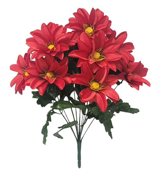 55992 | Corn Flower Bush x12 | Red