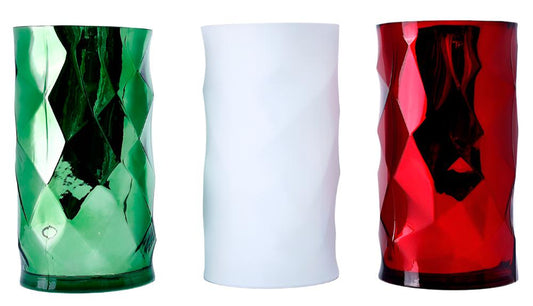 3 ASSORTED XMAS VASE | 57616ASST