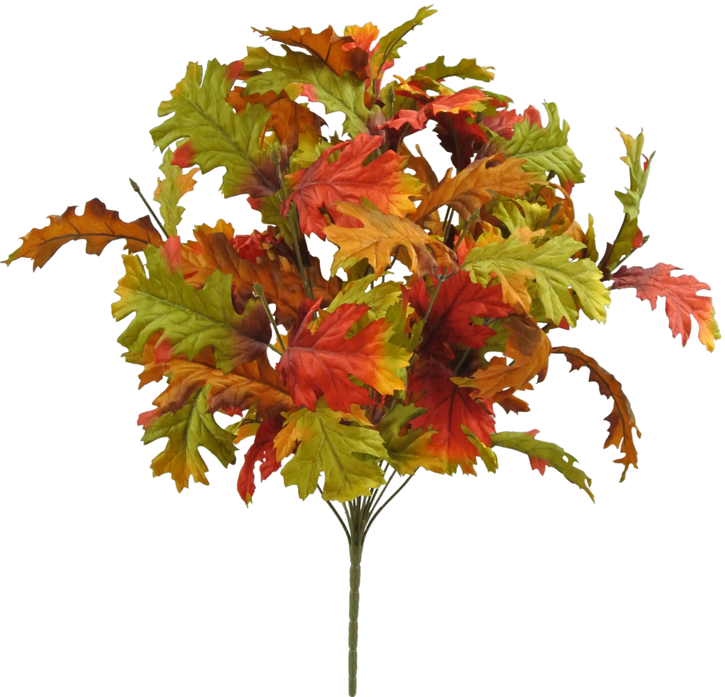 58869-FLAMEOR | 23" | OAK LEAF BUSH X14 | FLAME ORANGE