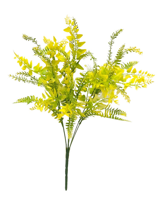 59714 | FERN & LVS MIX BUSH X7 | YELLOW