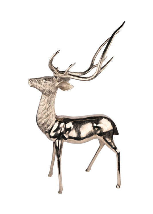 XF4206 | 38"H x 31"L | Aluminum Reindeer