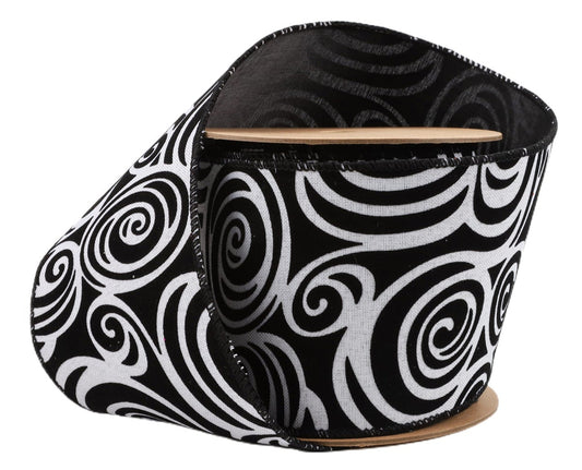 6004W-031-100E | 4" | Glittered Halloween w/Black Backing | 10yds