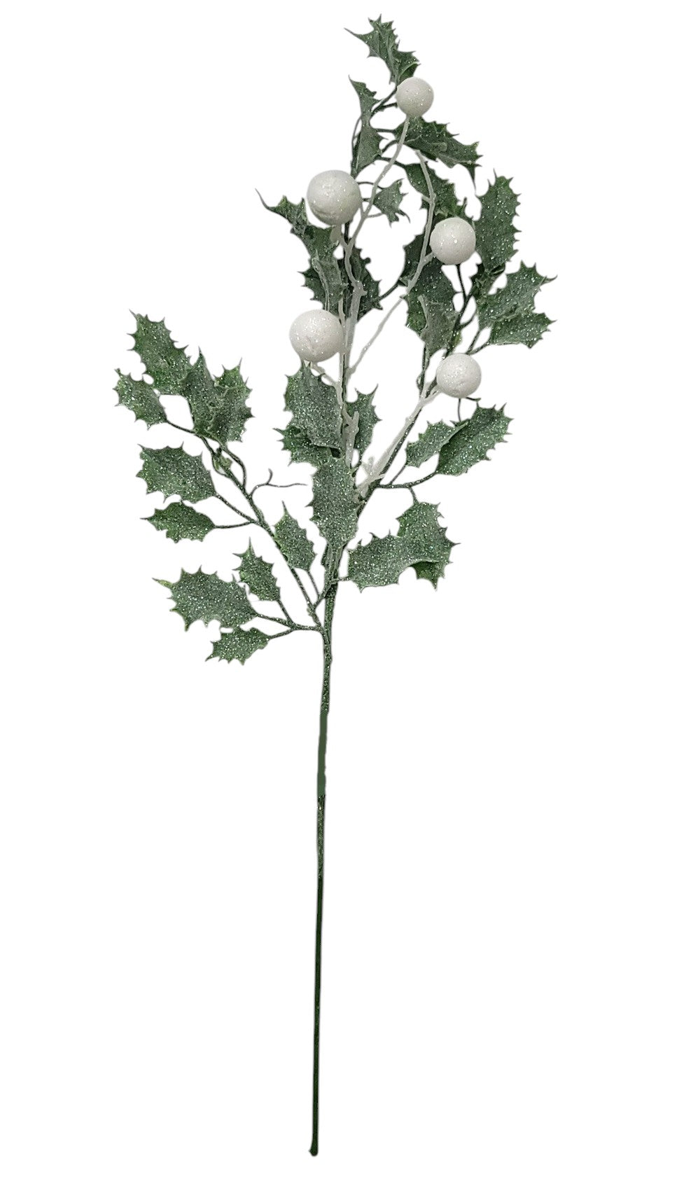 60127 | HOLLY LEAVES W/BERRY SPRAY | FROST