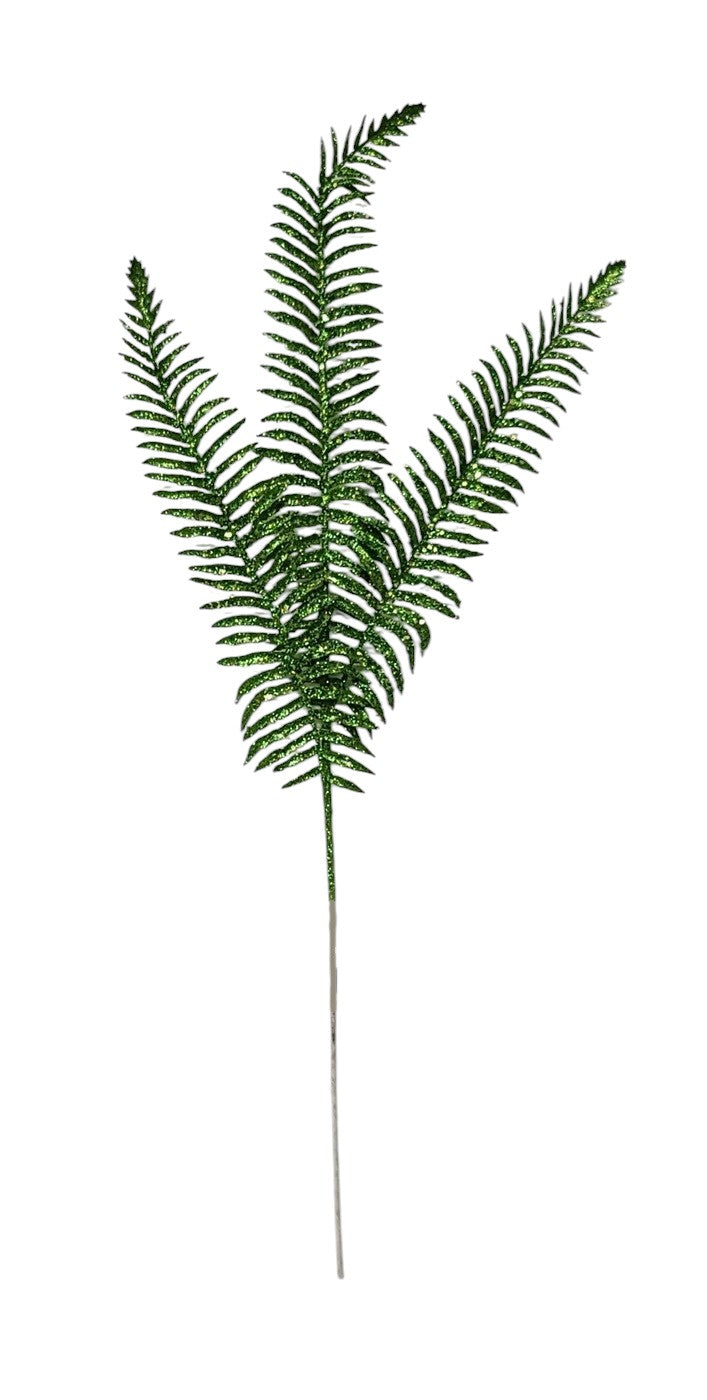 60154 | XMAS LONG FERN SPRAY | GREEN
